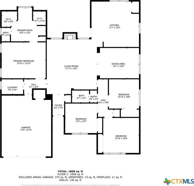 1712 Indian Camp Trl, Copperas Cove, TX 76522 - view of home floor plan
