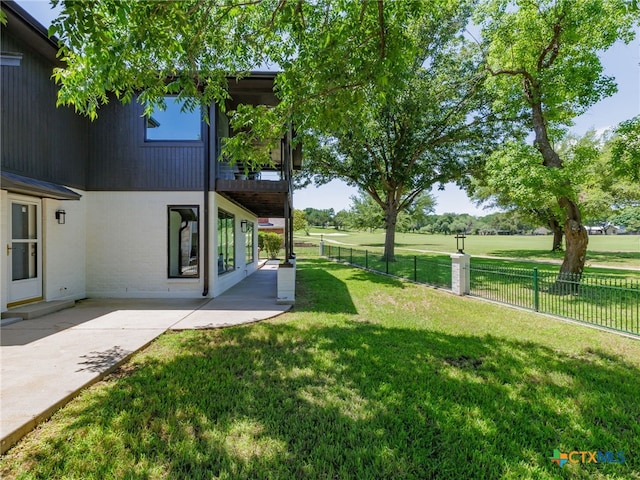 3415 Chisholm Trl, Salado, TX 76571 - view of yard with fence and a patio