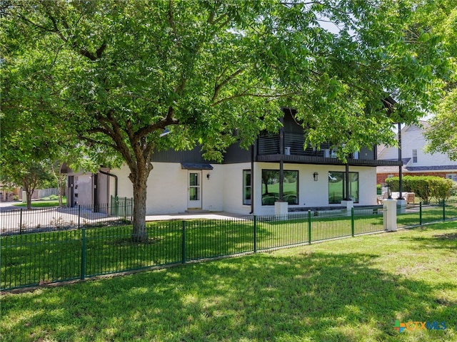 3415 Chisholm Trl, Salado, TX 76571 - back of house featuring a lawn and fence private yard