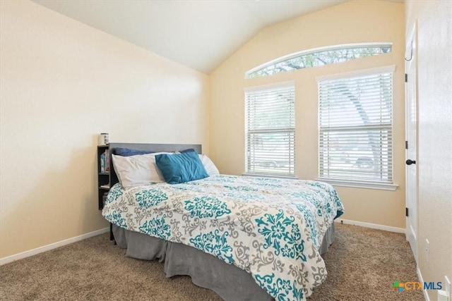 3425 Doss St, Copperas Cove, TX 76522 - carpeted bedroom featuring lofted ceiling and baseboards