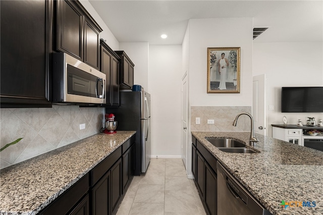 2233 Sauterne Dr, Leander, TX 78641 - living area featuring a ceiling fan, lofted ceiling, light tile patterned flooring, and baseboards