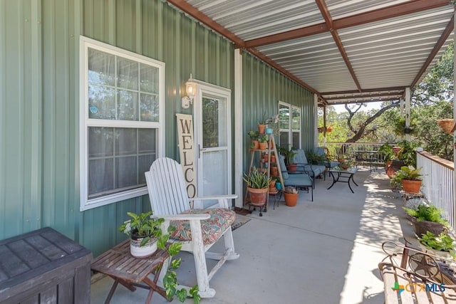 162 Canyon Crk, Canyon Lake, TX 78133 - view of patio with covered porch