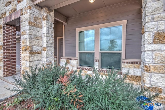 3154 Wigeon Way, Copperas Cove, TX 76522 - doorway to property with stone siding