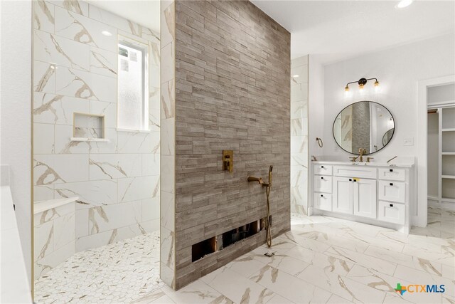 spare room featuring concrete flooring and ceiling fan