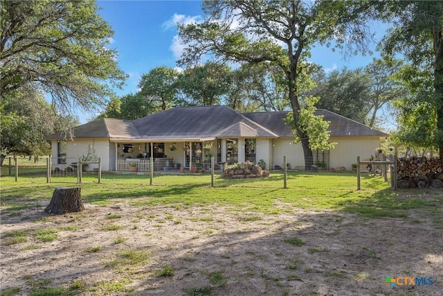 1843 Burr Oak Ln, Adkins, TX 78101 - back of property