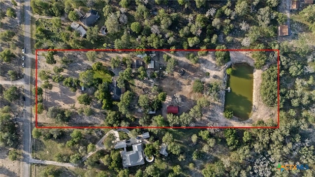 1843 Burr Oak Ln, Adkins, TX 78101 - view of property location with property boundaries highlighted