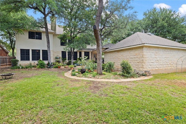 6804 Robert Dixon Dr, Austin, TX 78749 - view of rear view of house