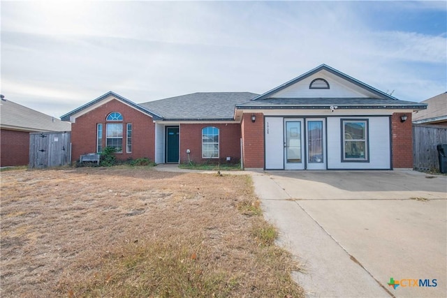 view of ranch-style home