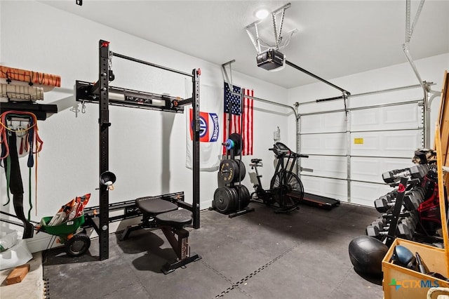 view of exercise room