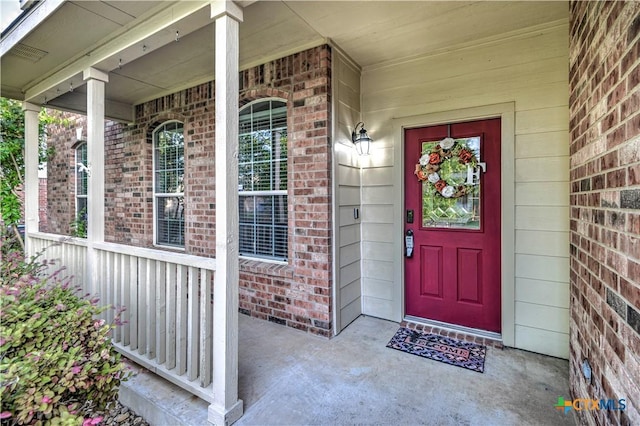 117 Lone Shadow Dr, Harker Heights, TX 76548 - entrance to property featuring brick siding and a porch