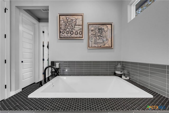 123 Wandering Oak Cir, Burnet, TX 78611 - bathroom with a garden tub