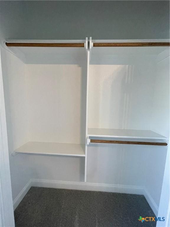 view of closet