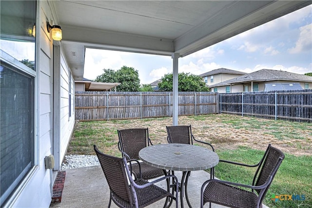 10016 Smock Mill Ln, Temple, TX 76502 - fenced backyard with a patio