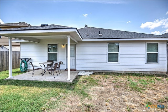 10016 Smock Mill Ln, Temple, TX 76502 - back of house with a patio