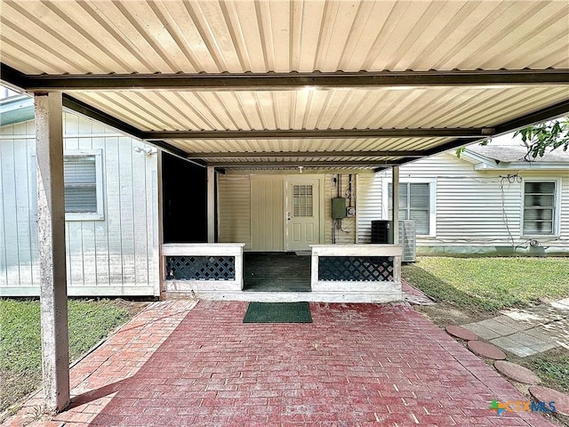 3301 Cypress St, Victoria, TX 77901 - view of patio / terrace with central air condition unit