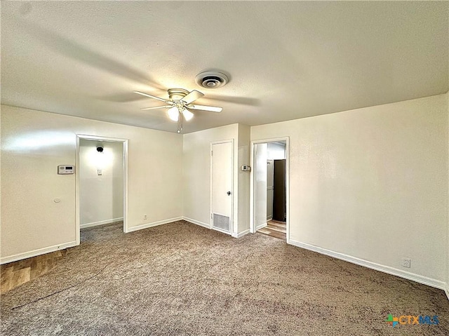 3301 Cypress St, Victoria, TX 77901 - carpeted spare room with ceiling fan and baseboards