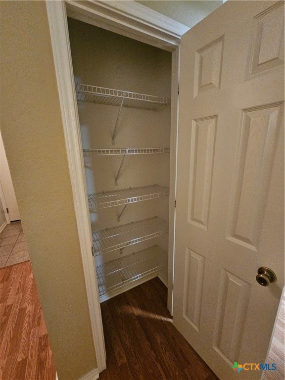 view of closet