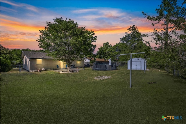 1206 Amthor Ave, Copperas Cove, TX 76522 - view of yard at dusk