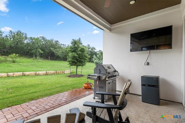 119 Rivalto Dr, Horseshoe Bay, TX 78657 - view of patio featuring a grill