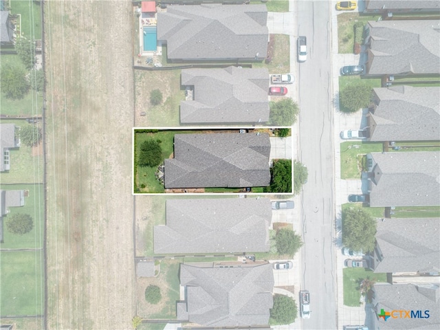 2136 Pioneer Pass, Seguin, TX 78155 - aerial view of residential area with property boundaries highlighted