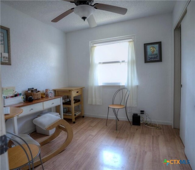 5110 Sam Houston, Temple, TX 76502 - office space with wood finished floors and ceiling fan