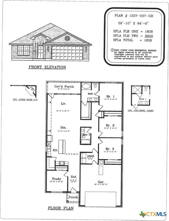 1402 Lindsey Dr, Copperas Cove, TX 76522 - floor plan