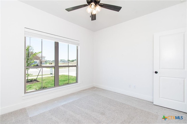 2002 Rosson St, Nolanville, TX 76559 - spare room featuring carpet floors and ceiling fan