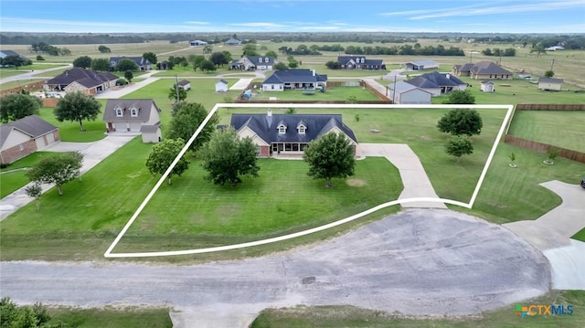 46 Bluestem St, Victoria, TX 77904 - aerial view of residential area featuring property parcel outlined