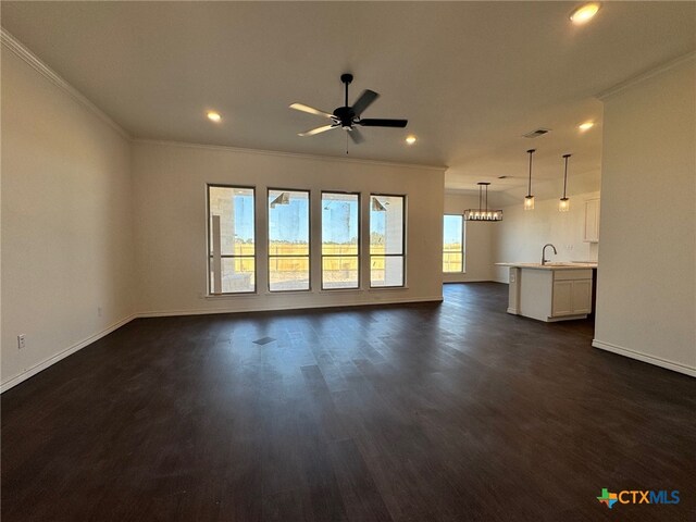 kitchen with white cabinets