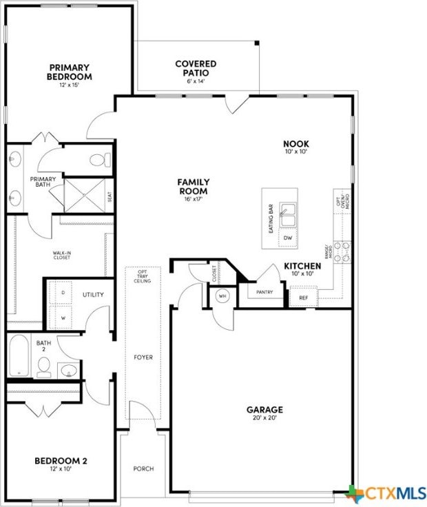 1528 Dancing Oak Ln, San Marcos, TX 78666 - plan