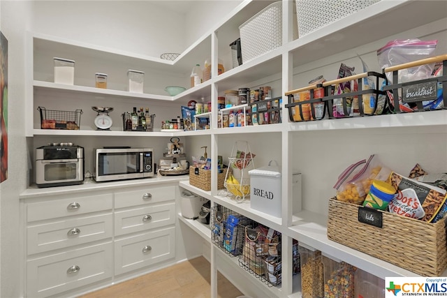 view of pantry