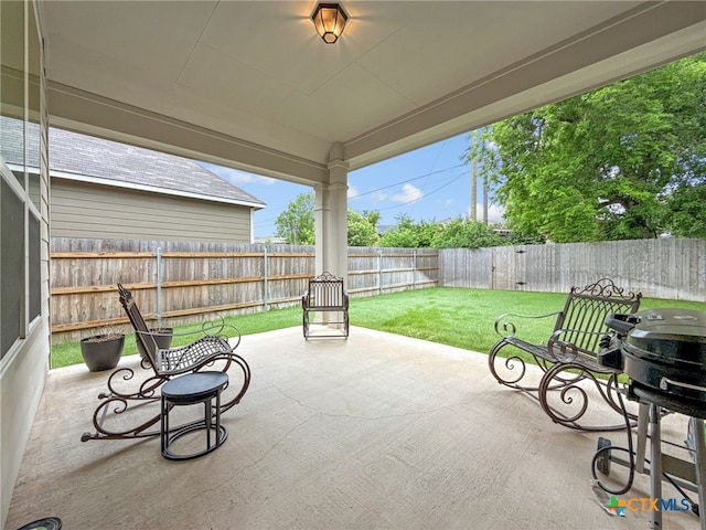 1525 Dryden Ave, Copperas Cove, TX 76522 - view of patio / terrace with grilling area