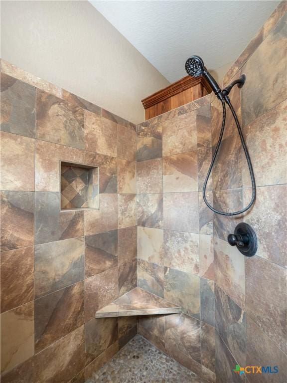 details featuring tiled shower