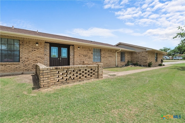 120 Mighty Oak Ln, Killeen, TX 76542 - single story home featuring brick siding and a front lawn