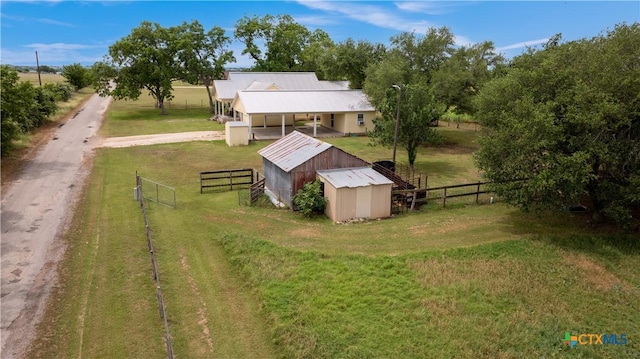 124 County Road 356b, Shiner, TX 77984 - aerial view of property and surrounding area