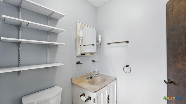 162 Lone Oak St, Seguin, TX 78155 - half bathroom with vanity and toilet
