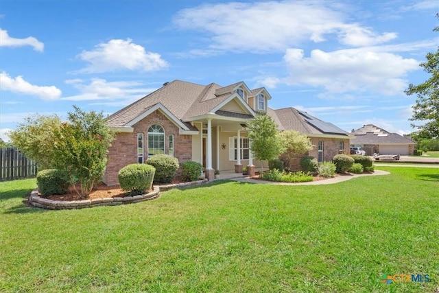 6809 Oak Vw, Belton, TX 76513 - ranch-style house featuring brick siding and a shingled roof