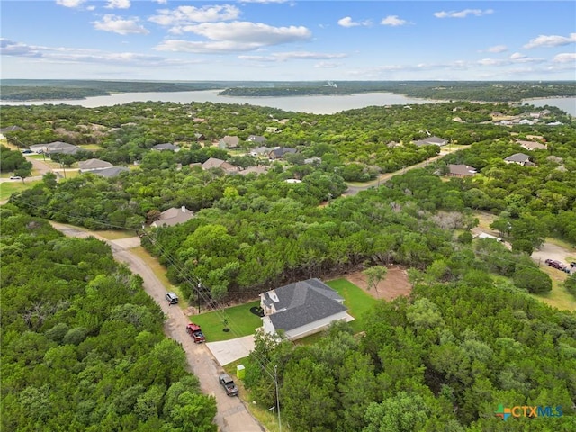 5273 Comanche Dr, Temple, TX 76502 - bird's eye view of a large body of water and a forest