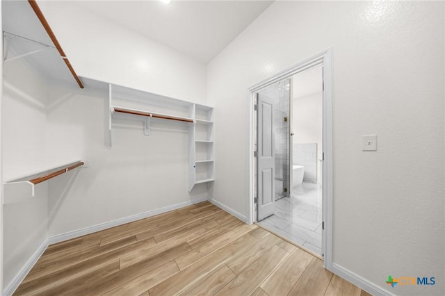 5273 Comanche Dr, Temple, TX 76502 - spacious closet with light wood-style floors