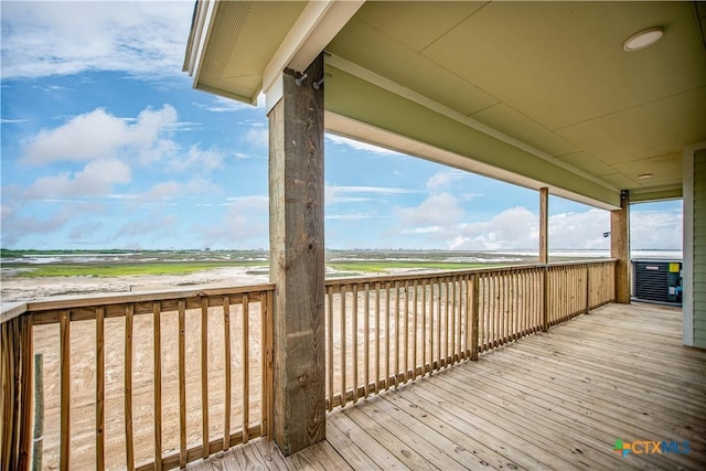 193 Powderhorn Ln, Port Lavaca, TX 77979 - view of wooden deck