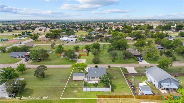 8606 Georgia Ave, Temple, TX 76502 - drone / aerial view featuring a residential view