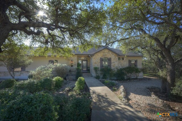 view of ranch-style home