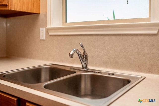 196 Garza Rd, Port Lavaca, TX 77979 - kitchen view of a sink and light countertops