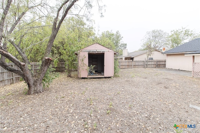 view of outdoor structure