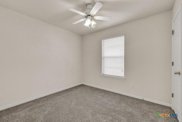 2121 Keystone Dr, New Braunfels, TX 78130 - empty room with carpet flooring and ceiling fan