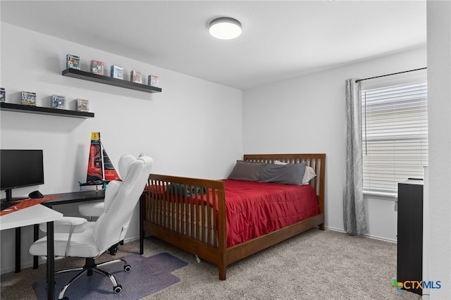 421 Perfect World Loop, Jarrell, TX 76537 - carpeted bedroom with a desk and baseboards