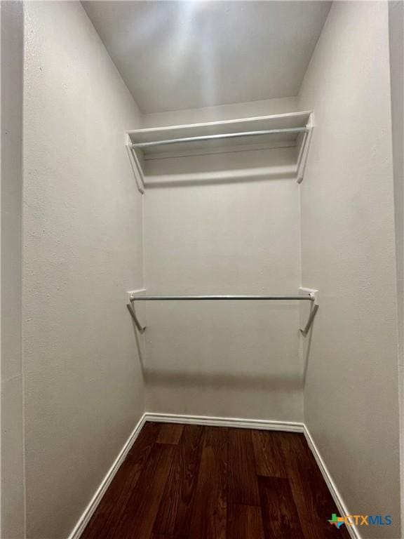 1009-1019 Advance St, San Marcos, TX 78666 - spacious closet with dark wood-style floors