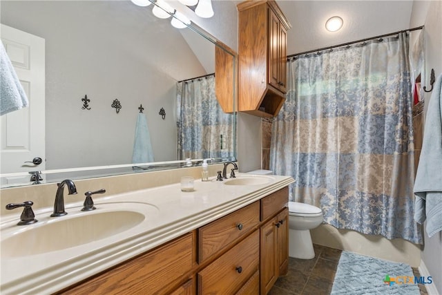 1332 Walker Cir, Salado, TX 76571 - bathroom with double vanity and toilet