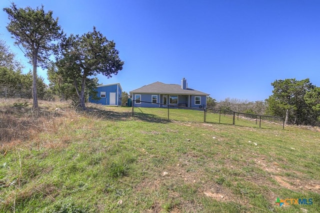 315 Hilltop Rdg, New Braunfels, TX 78132 - view of yard featuring fence