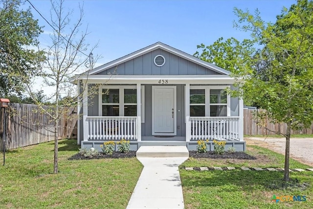458 Seele St, New Braunfels, TX 78130 - view of front of home with a porch and board and batten siding